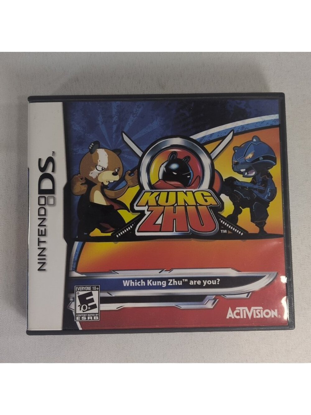 Kung Zhu Nintendo DS Complete Game With Case Manual Tested Working NTR-B3KE-USA